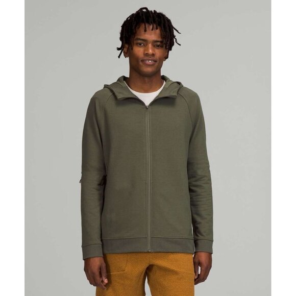 Lululemon City Sweat Full-Zip Hoodie in Medium Olive Green Size Medium - Picture 1 of 8